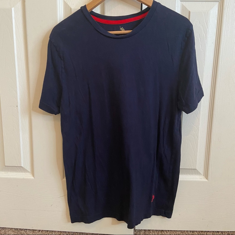 Navy blue polo t shirt